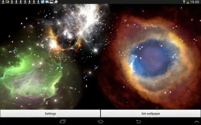 Space Live Wallpaper 3D android App screenshot 3