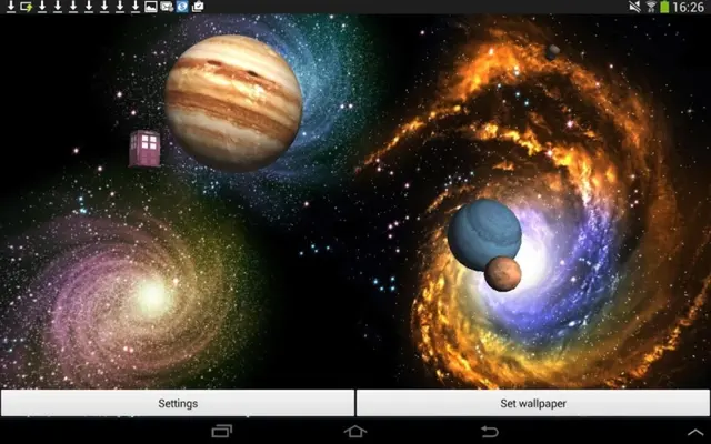 Space Live Wallpaper 3D android App screenshot 4