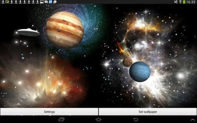 Space Live Wallpaper 3D android App screenshot 5