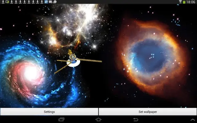 Space Live Wallpaper 3D android App screenshot 6